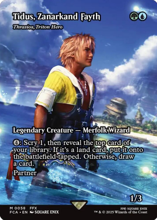 Tidus, Zanarkand Fayth - Thrasios, Triton Hero (Showcase) - FINAL FANTASY: Through the Ages (FCA)