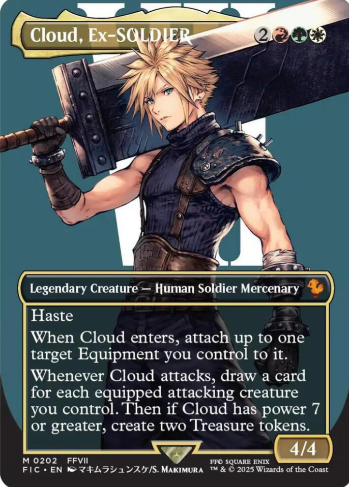Cloud, Ex-SOLDIER (Borderless) - Commander: FINAL FANTASY (FIC)