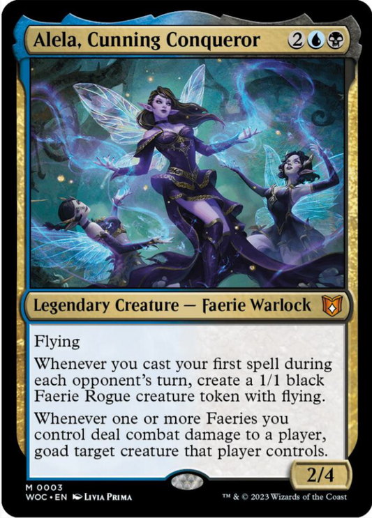 Alela, Cunning Conqueror - Commander: Wilds of Eldraine (WOC)