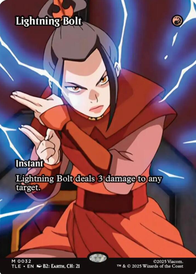 Lightning Bolt (Borderless) - Avatar: The Last Airbender: Eternal-Legal (TLE)