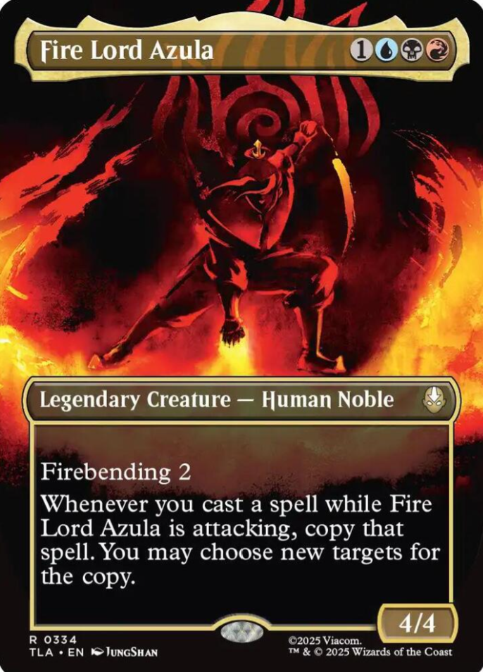 Fire Lord Azula (0334) (Borderless) - Avatar: The Last Airbender (TLA)