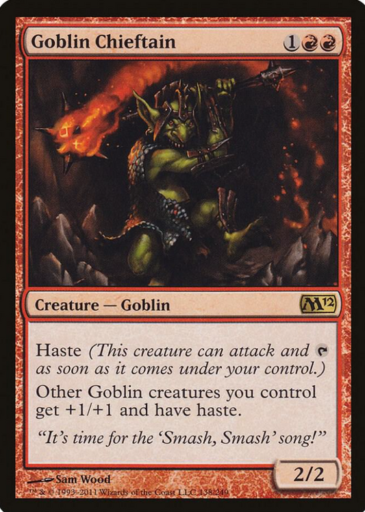 Goblin Chieftain - Magic 2012 (M12)