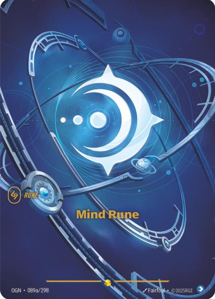 Mind Rune (Alternate Art) - Origins (OGN)