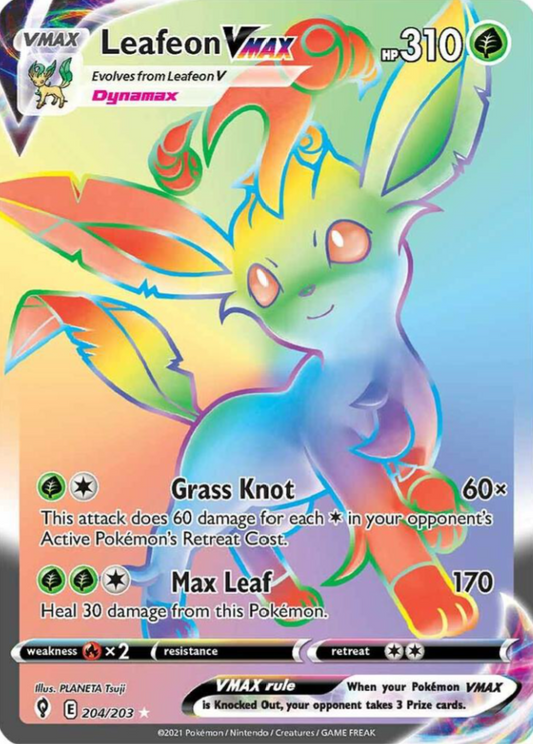 Leafeon VMAX (Secret) - SWSH07: Evolving Skies (SWSH07)