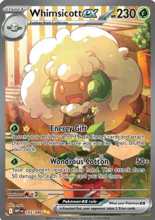 Whimsicott ex - 165/086 - SV: White Flare (WHT)