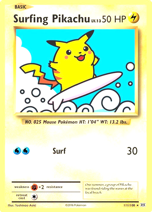 Surfing Pikachu - XY - Evolutions (EVO)