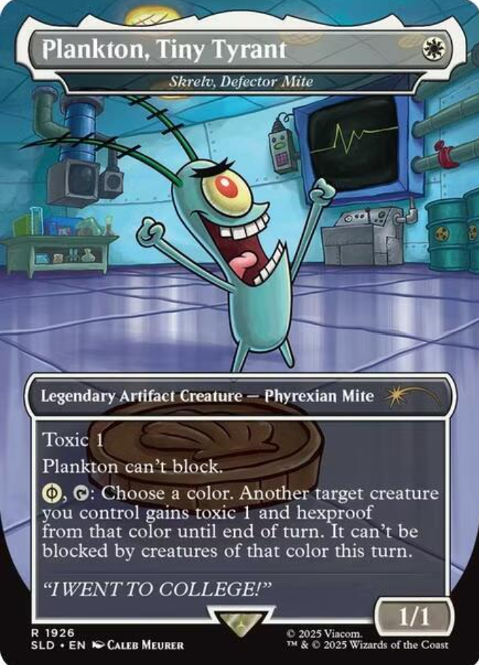 Plankton, Tiny Tyrant - Skrelv, Defector Mite - Secret Lair Drop Series (SLD)