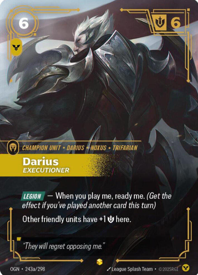 Darius - Executioner (Alternate Art) - Origins (OGN)