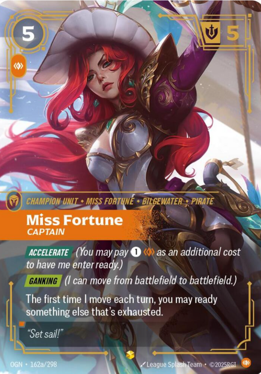 Miss Fortune - Captain (Alternate Art) - Origins (OGN)