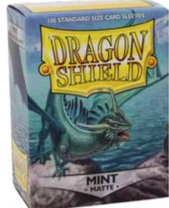 DRAGON SHIELD SLEEVES: MATTE MINT (BOX OF 100)