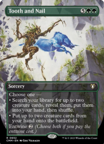 Tooth and Nail (Borderless) - Commander Masters (CMM)