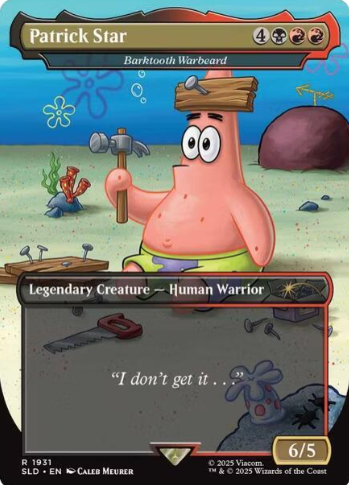 Patrick Star - Barktooth Warbeard - Secret Lair Drop Series (SLD)