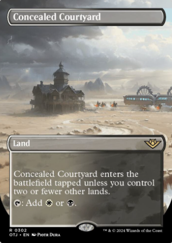 Concealed Courtyard (Borderless) - Outlaws of Thunder Junction (OTJ)