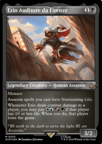 Ezio Auditore da Firenze (Foil Etched) - Universes Beyond: Assassin's Creed (ACR)
