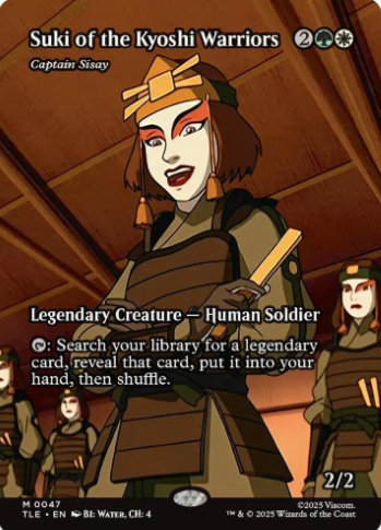 Suki of the Kyoshi Warriors - Captain Sisay (Borderless) - Avatar: The Last Airbender: Eternal-Legal (TLE)