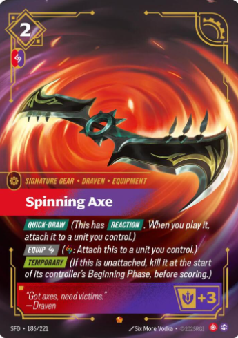 Spinning Axe - Spiritforged (SFD)