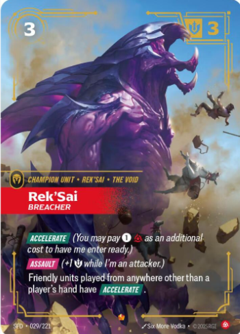 Rek'Sai - Breacher - Spiritforged (SFD)