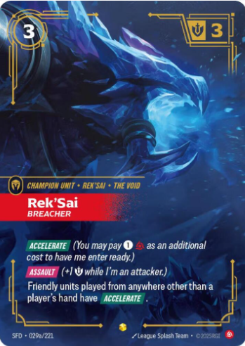 Rek'Sai - Breacher (Alternate Art) - Spiritforged (SFD)