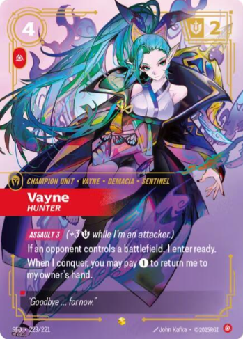 Vayne - Hunter (Overnumbered) - Spiritforged (SFD)