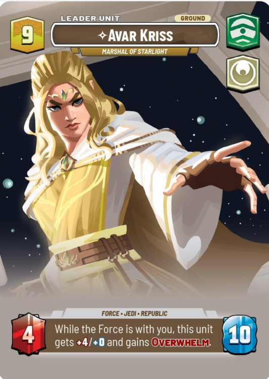 Avar Kriss - Marshal of Starlight (Showcase) - Legends of the Force (LOF)