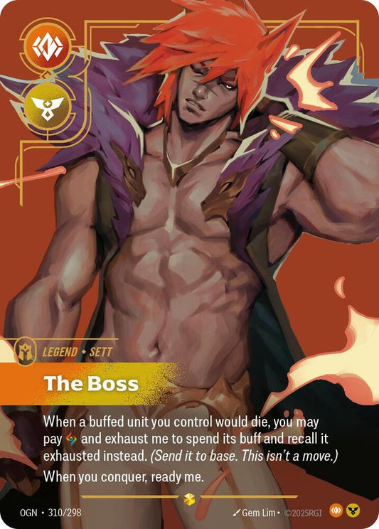 Sett - The Boss (Overnumbered) -  Riftbound Origins (OGN)