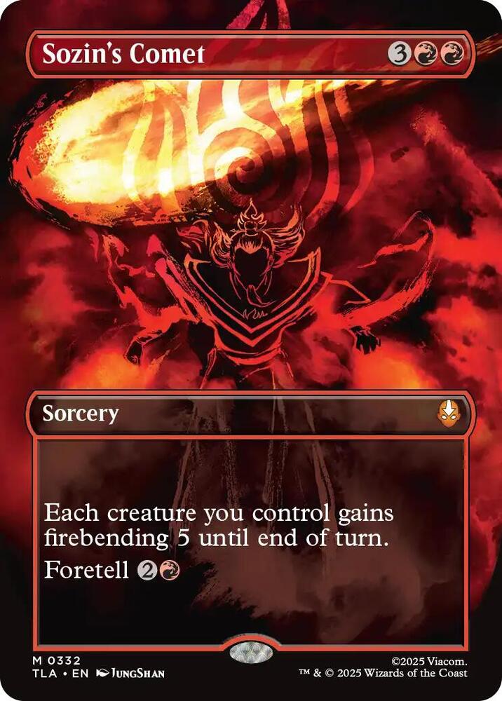 Sozin's Comet (0332) (Borderless) - Avatar: The Last Airbender (TLA)