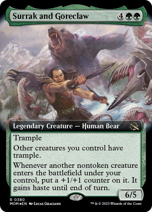 Surrak and Goreclaw (Extended Art) - March of the Machine (MOM)