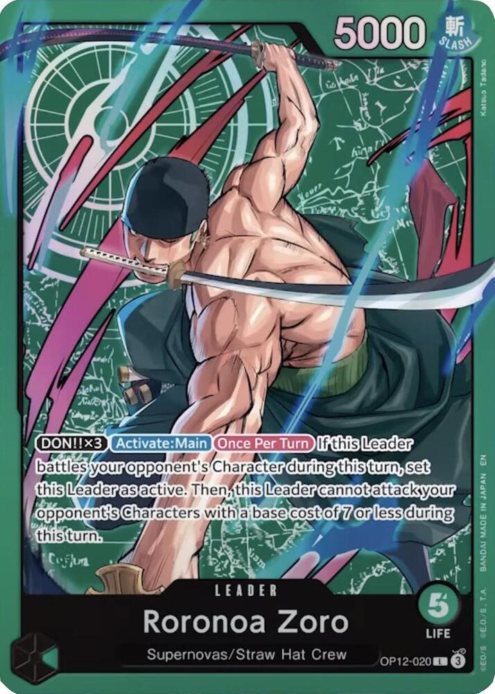 Roronoa Zoro - OP12-020 (Zoro Deck) - Learn Together Deck Set (LT-01)
