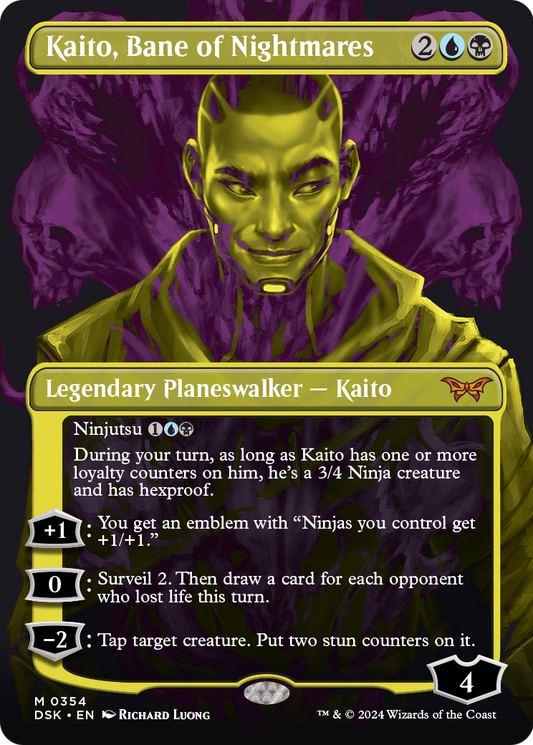 Kaito, Bane of Nightmares (Showcase) (DSK-354) - Duskmourn: House of Horror (Borderless)