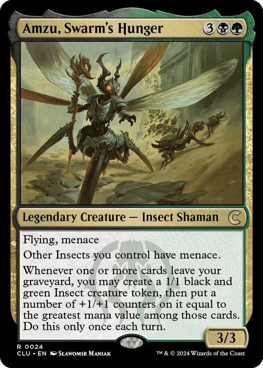 Amzu, Swarm's Hunger - Ravnica: Clue Edition (CLU)