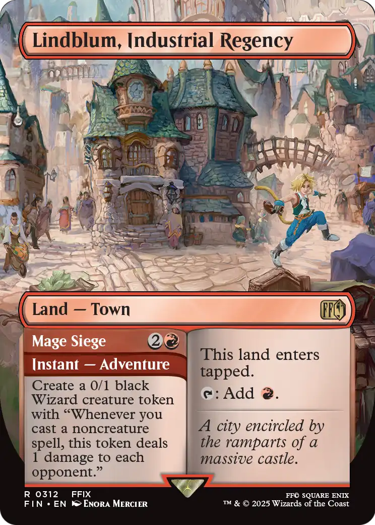 Lindblum, Industrial Regency (Borderless) (FIN-312) - FINAL FANTASY Foil