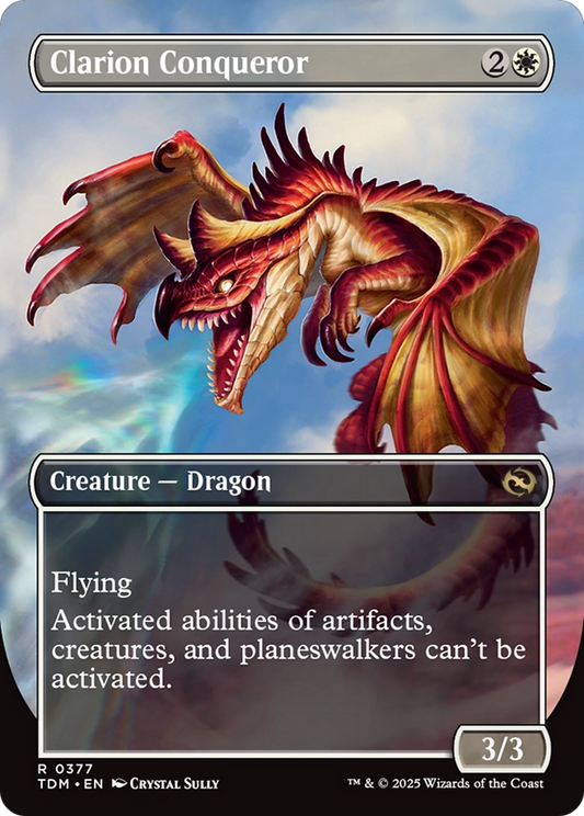 Clarion Conqueror (Borderless) (TDM-377) - Tarkir: Dragonstorm