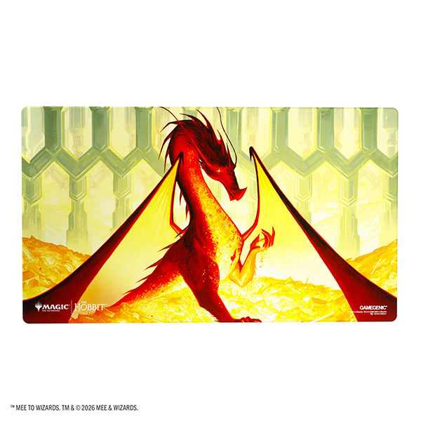 Playmat: MTG Shiny- The Hobbit- Smaug the Golden