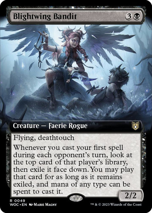 Blightwing Bandit (Extended Art) - Commander: Wilds of Eldraine (WOC)