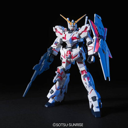 BANDAI HOBBY HGUC: GUNDAM UC: UNICORN GUNDAM (DESTROY MODE) (1:144) (MODEL 100) (GUNPLA MODEL KIT)