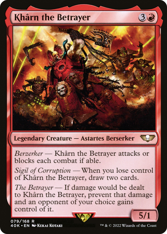 Kharn the Betrayer (40K-079) - Warhammer 40,000 Commander