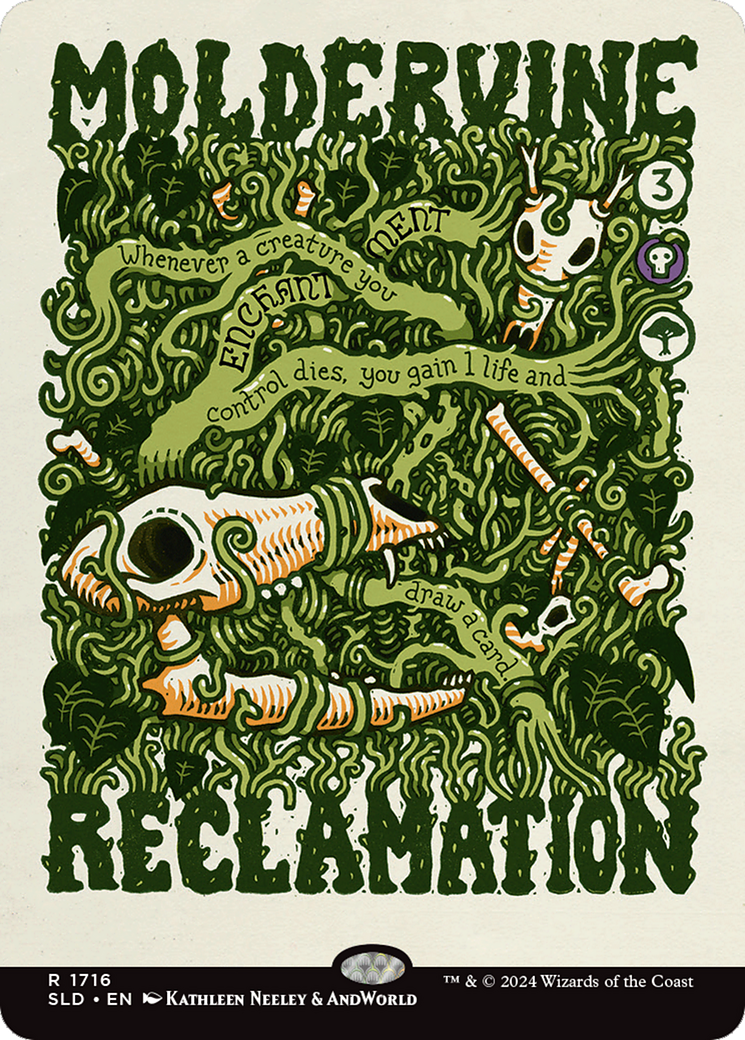 Moldervine Reclamation (SLD-1716) - Secret Lair Drop (Borderless) Foil