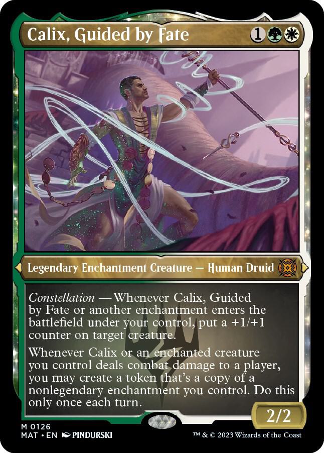 Calix, Guided by Fate (Foil Etched) - March of the Machine: The Aftermath (MAT)