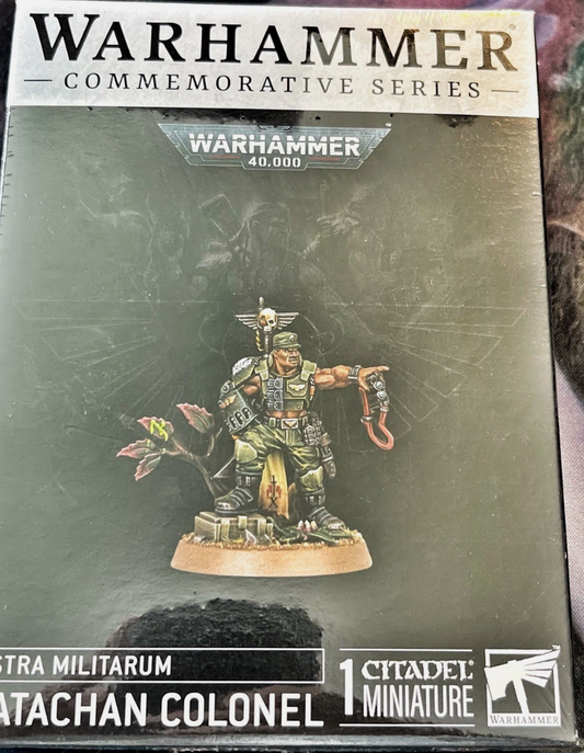 New Sealed GW Games Workshop Warhammer 40K Catachan Colonel Anniversary Model