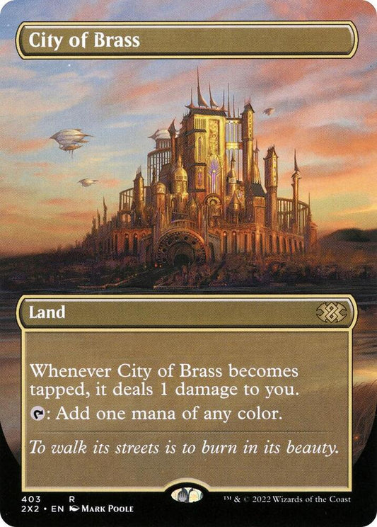 City of Brass (Borderless) - Double Masters 2022 (2X2)