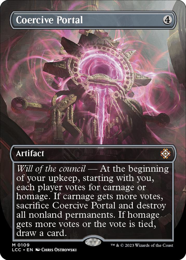 Coercive Portal (Borderless) - Commander: The Lost Caverns of Ixalan (LCC)