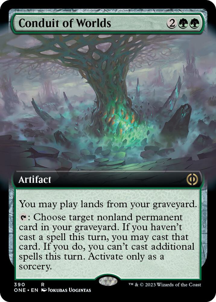 Conduit of Worlds (Extended Art) - Phyrexia: All Will Be One (ONE)
