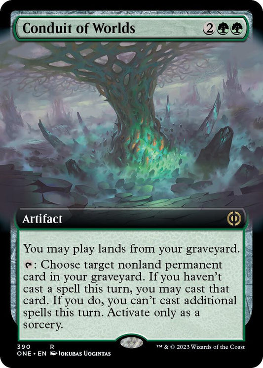 Conduit of Worlds (Extended Art) - Phyrexia: All Will Be One (ONE)