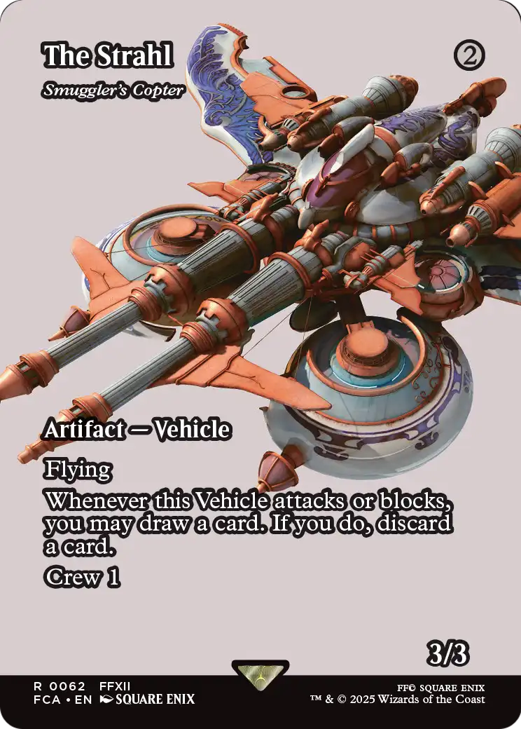 The Strahl - Smuggler's Copter (Showcase) (FCA-062) - FINAL FANTASY: Through the Ages / The Strahl (Borderless) Foil