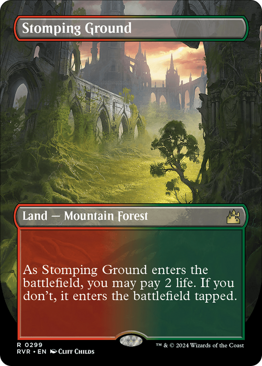 Stomping Ground (Borderless) (RVR-299) - Ravnica Remastered