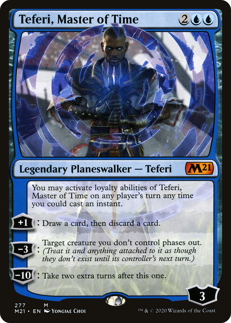 Teferi, Master of Time (277) (M21-277) - Core Set 2021 Foil