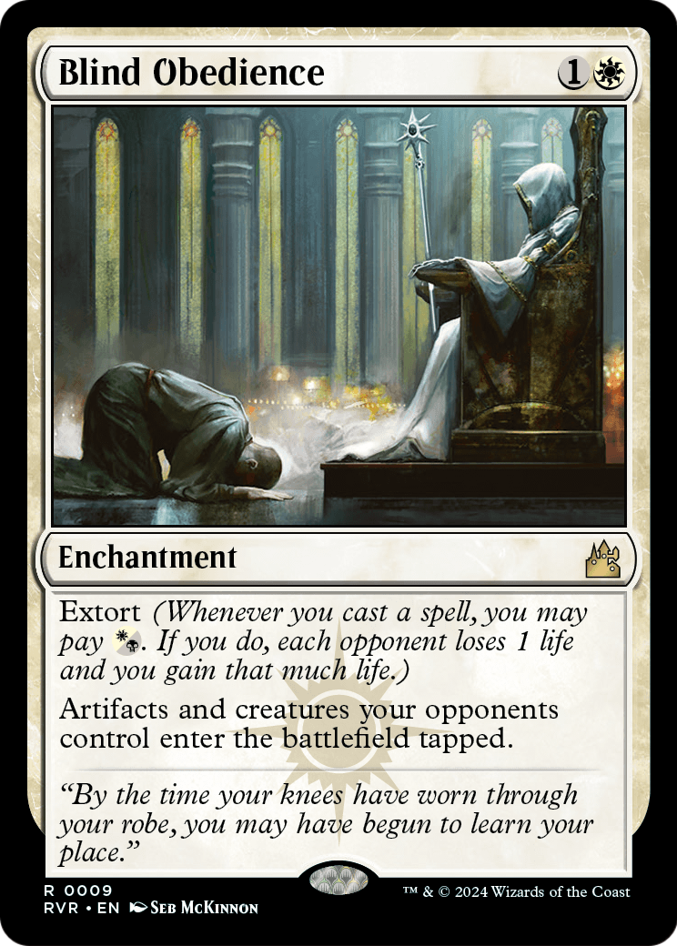 Blind Obedience (RVR-009) - Ravnica Remastered