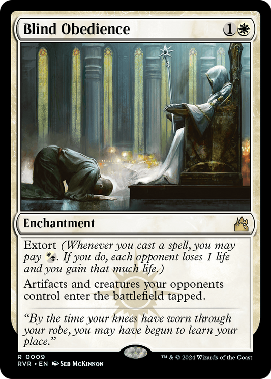 Blind Obedience (RVR-009) - Ravnica Remastered Foil
