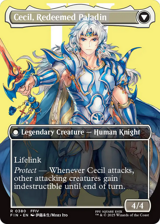 Cecil, Dark Knight (Borderless) (FIN-380) - FINAL FANTASY