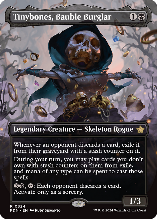 Tinybones, Bauble Burglar (Borderless) (FDN-324) - Foundations Foil